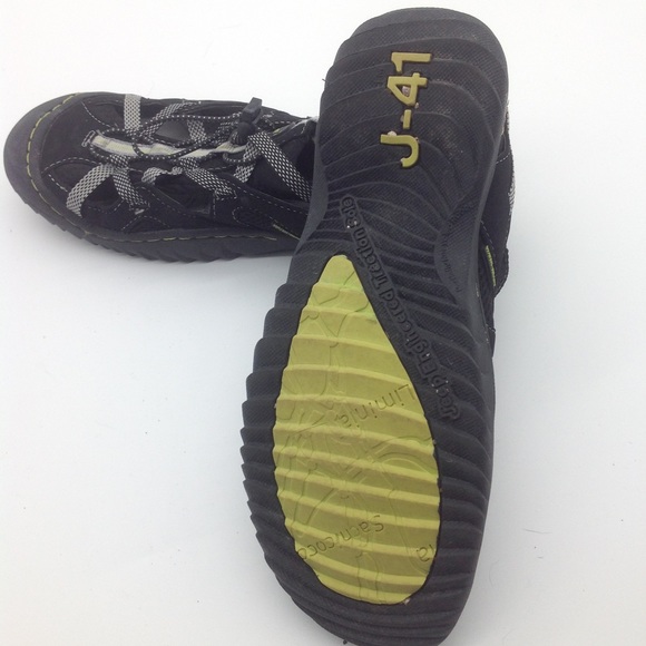 Black/Lime Green J-41 Adventure Sandals - Picture 3 of 3